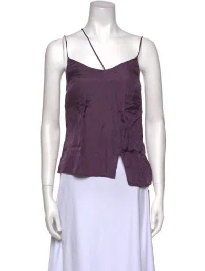 Pre-owned Alyx Square Neckline Sleeveless Top In Purple