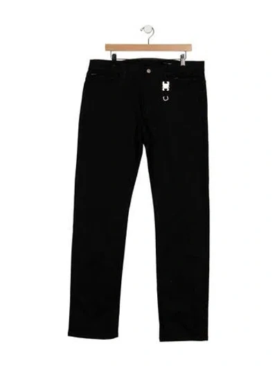 Pre-owned Alyx Straight-leg Jeans In Black