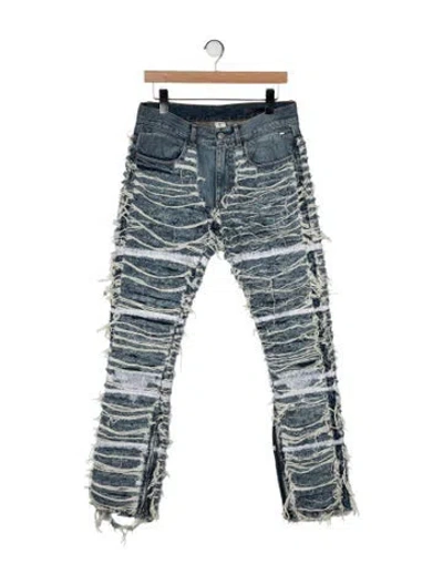 Pre-owned Alyx Straight-leg Jeans In Blue