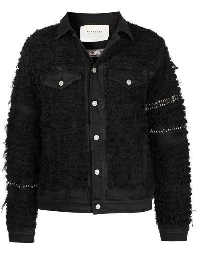 Alyx Stud-embellished Denim Jacket In Black