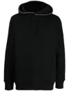 Alyx Stud-trimmed Drawstring Hoodie In Black