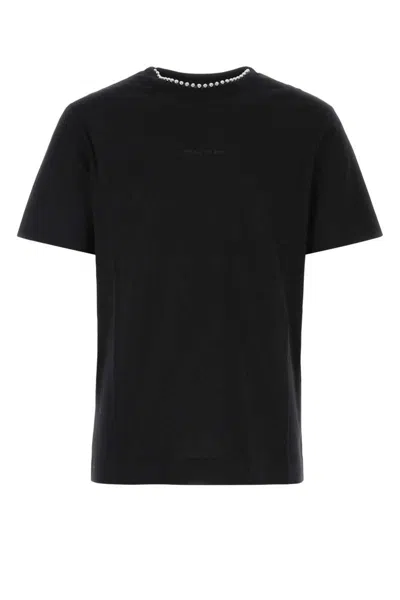 Alyx Embellished Crewneck Cotton T-shirt In Black