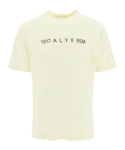 Alyx T-shirt With Round Neck And Short Sleeves In White