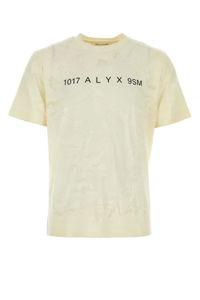 ALYX ALYX CREAM COTTON AND POLYESTER T-SHIRT