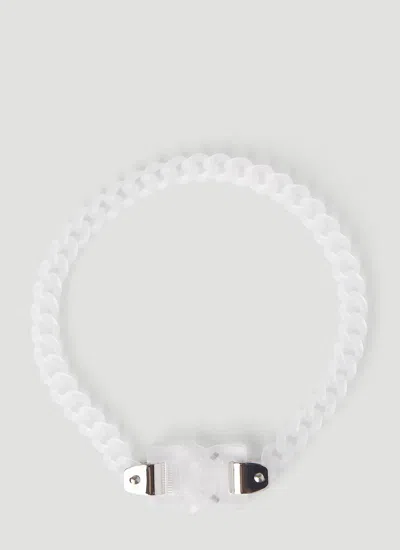Alyx Transparent Chain Necklace In White