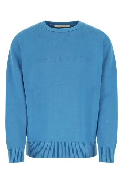 Alyx Turquoise Cotton Sweater In Blu0001