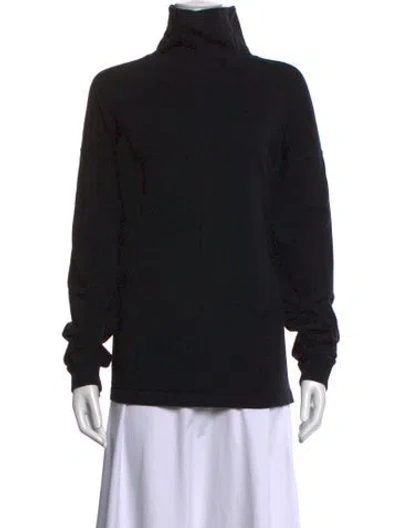Pre-owned Alyx Turtleneck Long Sleeve Top In Black