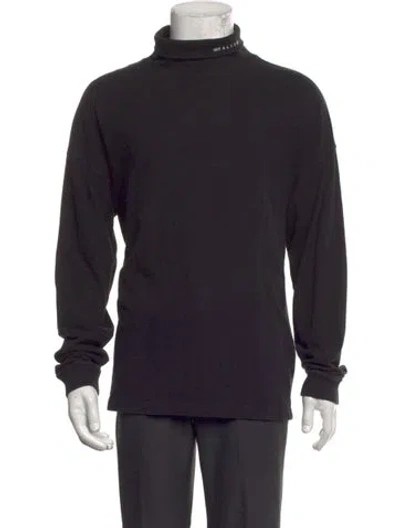 Pre-owned Alyx Turtleneck Long Sleeve T-shirt In Black