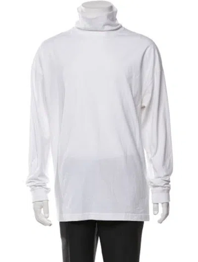 Pre-owned Alyx Turtleneck Long Sleeve T-shirt In White