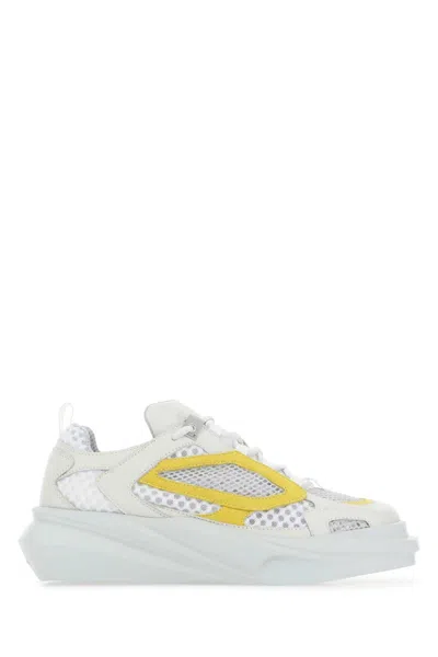 Alyx Two-tone Leather Hiking Sneaker In White