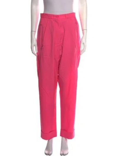 Pre-owned Alyx Virgin Wool Straight Leg Pants In Pink