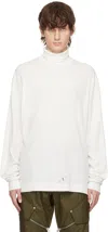 Alyx White Roll Turtleneck In Wth0001 White