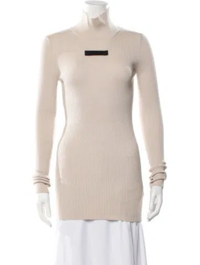 Pre-owned Alyx Wool Turtleneck Sweater In Neutral