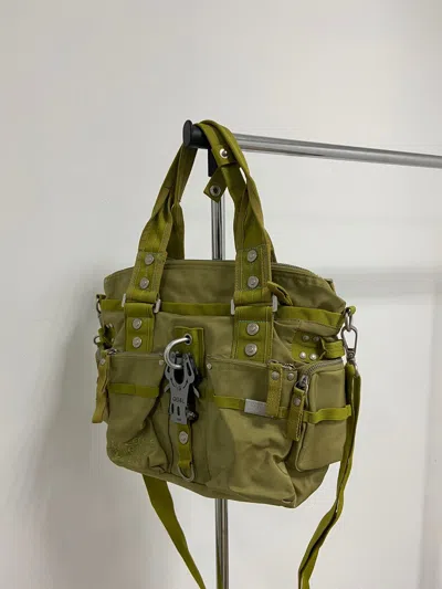 Pre-owned Alyx X Avant Garde George Gina & Lucy Alyx Vintage Bag Multipocket Avant Garde In Green