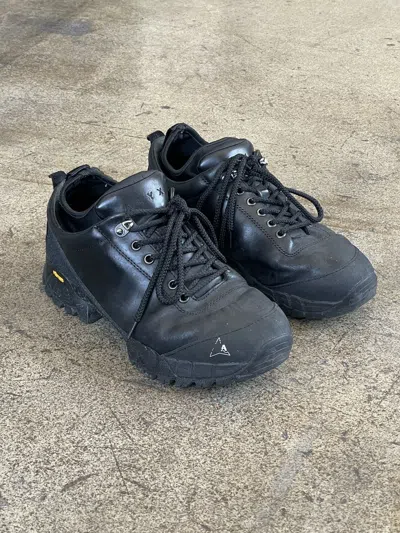 Pre-owned Alyx X Roa Hiking Boots Low In Black