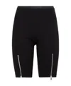 Alyx Zip Detail Bermuda Shorts In Black