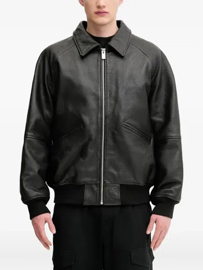 ALYX ZIP-FRONT LEATHER JACKET