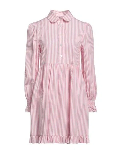 Am Woman Mini Dress Pink Size 3 Cotton