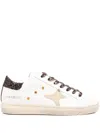 Ama Brand Glitter-panel Sneakers In White