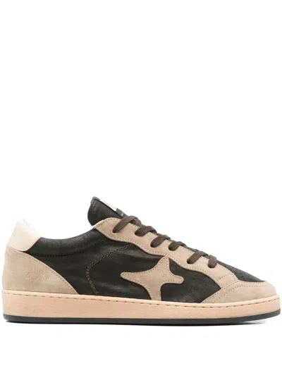Ama Brand Panelled Sneakers In Black