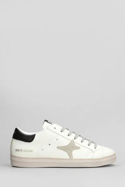 Ama Brand Sneakers In White Leather
