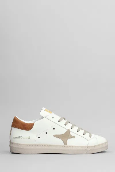 Ama Brand Sneakers In White Leather