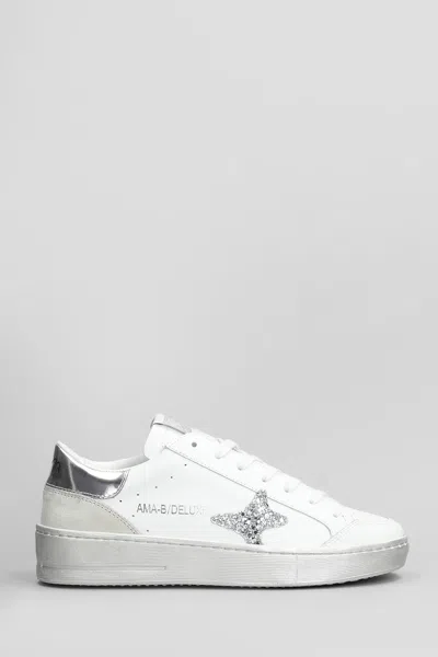 Ama Brand Sneakers In White Leather