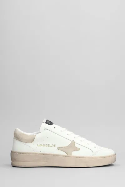 Ama Brand Sneakers In White Leather