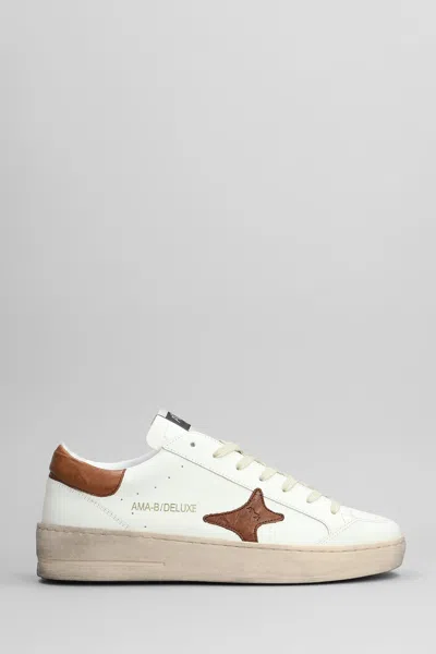 Ama Brand Sneakers In White Leather