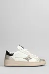 Ama Brand Sneakers In White Leather In White