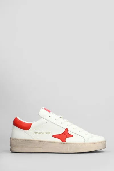 Ama Brand Sneakers In White Leather
