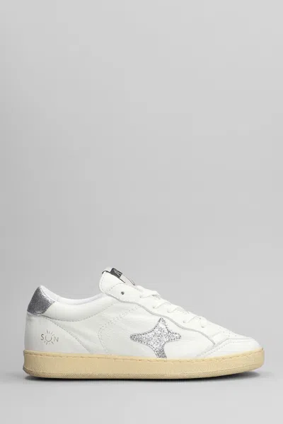Ama Brand Sneakers In White Leather