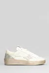 Ama Brand Leather Sneakers In White