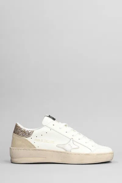 Ama Brand Sneakers In White Leather