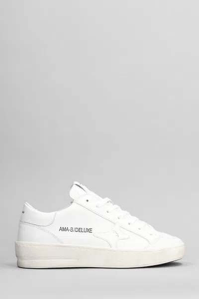 Ama Brand Sneakers In White Leather