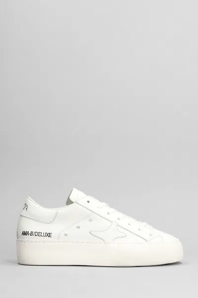 Ama Brand Trainers In White Leather