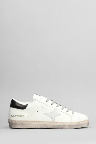 Ama Brand Sneakers In White Leather