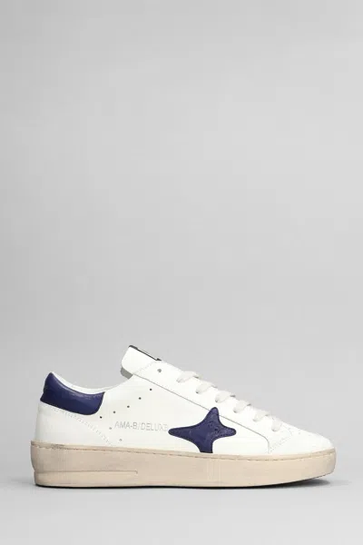 Ama Brand Sneakers In White Leather