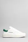 AMA BRAND SNEAKERS IN WHITE LEATHER
