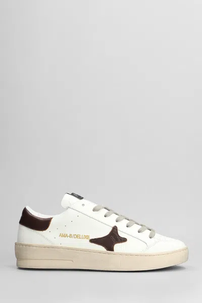 Ama Brand Sneakers In White Leather