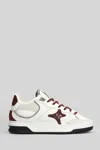 Ama Brand Sneakers In White Leather In Multi