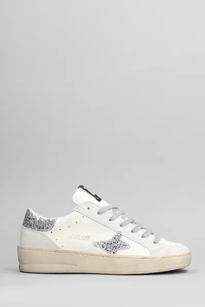 Ama Brand Trainers In White Suede And Leather