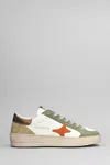AMA BRAND SNEAKERS IN WHITE SUEDE AND LEATHER