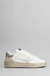 Ama Brand Sneakers In White Leather In White