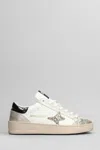 Ama Brand Sneakers In White Leather In White