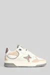 Ama Brand Sneakers In White Suede And Leather In White