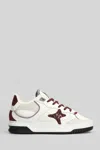 Ama Brand Sneakers In White Leather In White
