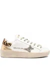 Ama Brand Star-embellishment Leopard Sneakers In Neutral