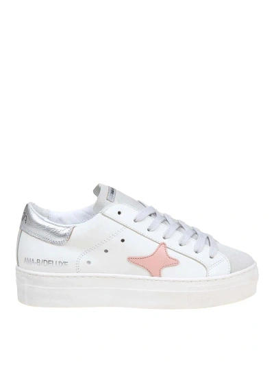 Ama Leather Sneakers In White
