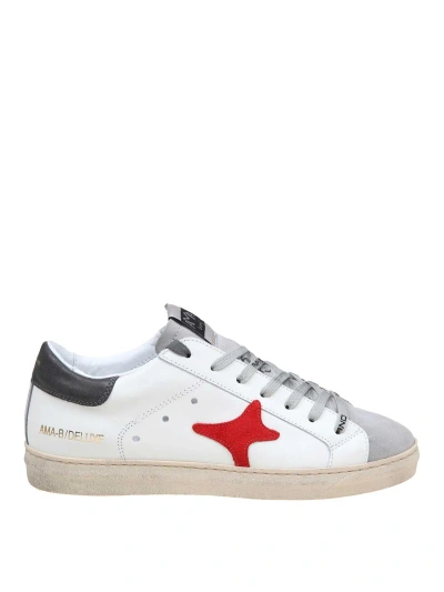 Ama Leather Trainers In White